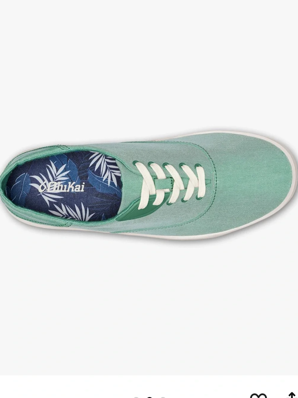 OluKai Men’s Green Bamboo Tradewind Everyday Sneakers , Size 12, NWT,